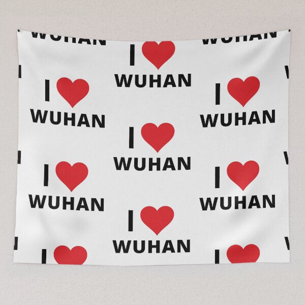 Item preview, I Love Wuhan (light) designed and sold by mugify.
