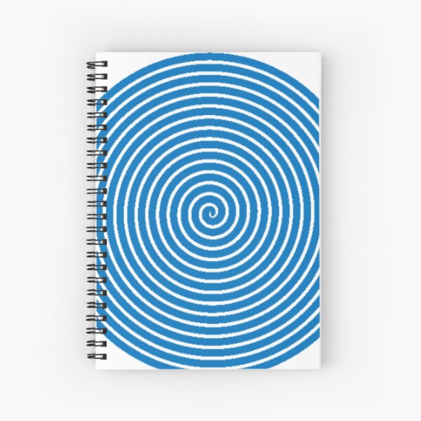 Dark blue spiral Spiral Notebook