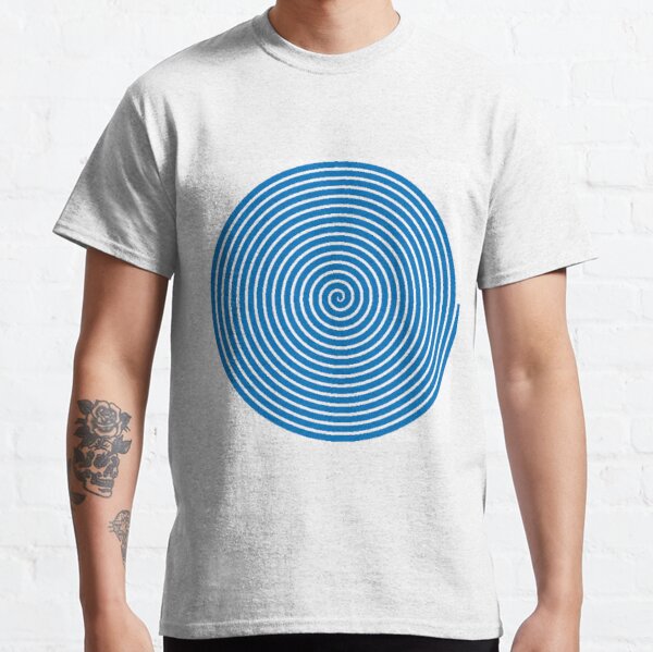 Dark blue spiral Classic T-Shirt