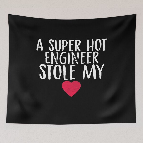 Item preview, A Super Hot Engineer Stole My Heart Engineer Wife Engineer Husband Engineer Valentine's Day Couples Fiance designed and sold by Akmloza.