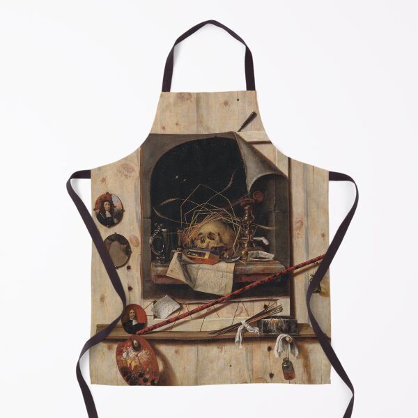 Aperçu de l'œuvre Trompe l'oeil avec Studio Wall et Vanitas Still Life créée et vendue par Karianne Potter.