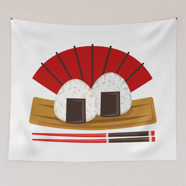Item preview, Japanese Food Riceball Rice Ball Onigiri  designed and sold by cattiktoks1718.
