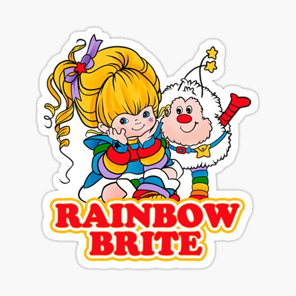 Rainbow Brite T-ShirtRainbow Brite Sticker.