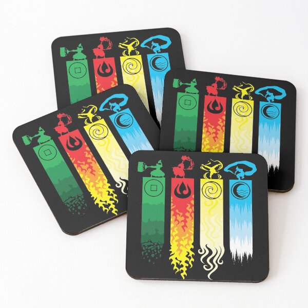 Item preview, Avatar the Last Airbender Element Symbols designed and sold by AnimeWorld8.