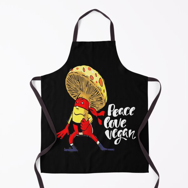 Item preview, Peace Love Vegan Super Ninja Mushroom Foodietoon Mixed Martial Arts MMA Superhero designed and sold by ProjectX23.