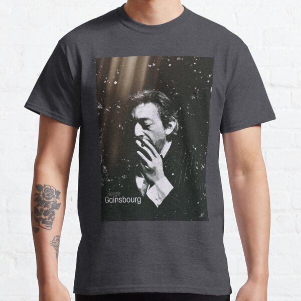 Portrait d'artiste Serge Gainsbourg T-shirt classique