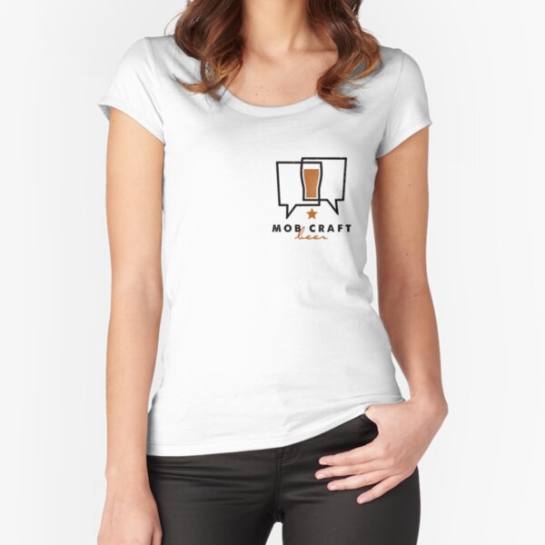MobCraft Logo - Light Fitted Scoop T-Shirt