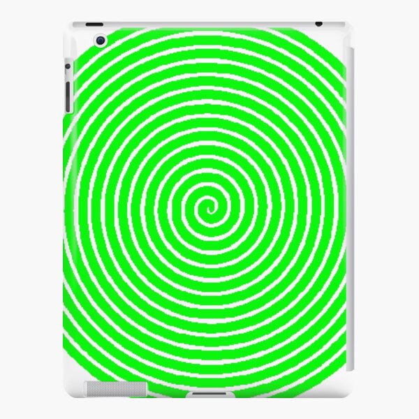 Green spiral iPad Snap Case