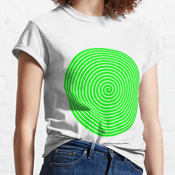 Green spiral Classic T-Shirt
