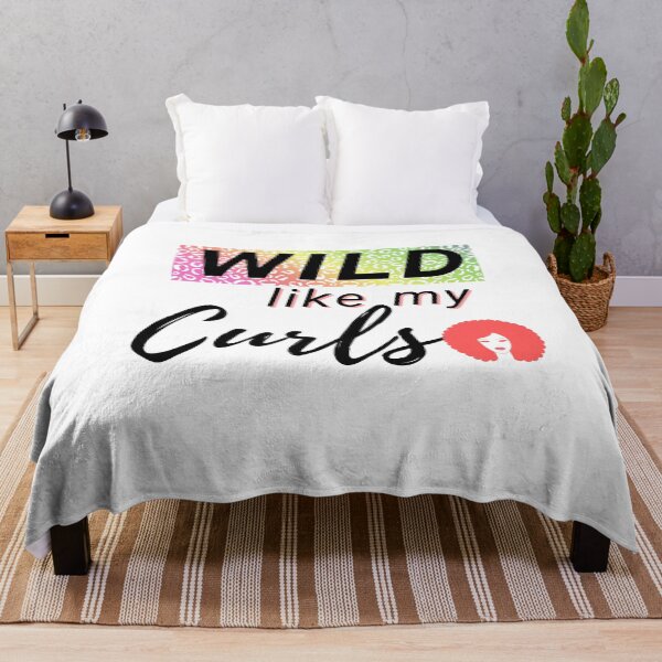 Item preview, wild like my curls (woman) designed and sold by i-longmanshop.