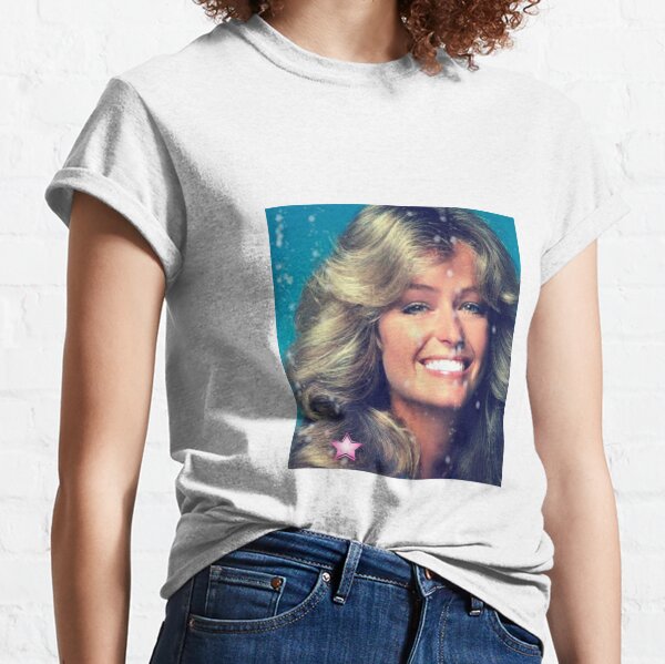 farrah fawcett skateboard t shirt