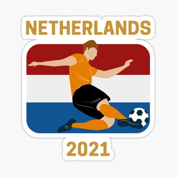 Netherlands Natioanal Team Euro 2021 Sticker for Sale by RB1899