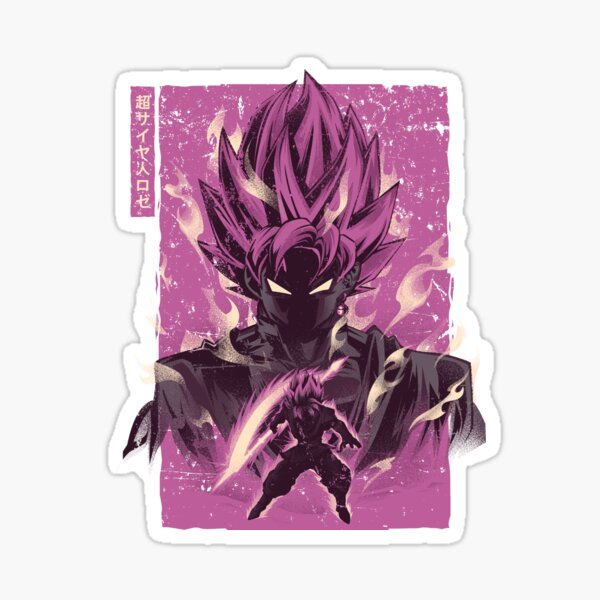 Subarashii Vinyl Sticker DBS Ssj Rose Anime Meme Decal 