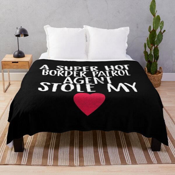 Item preview, A Super Hot Border Patrol Agent Stole My Heart Border Patrol Agent Wife Husband Spouse Valentine's Day BPA  Couples Fiance designed and sold by Akmloza.