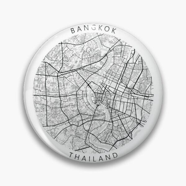 Item preview, Bangkok, Thailand Map (Theme 1) designed and sold by Mapnify.