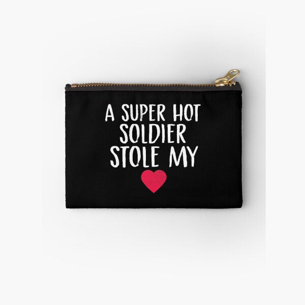Item preview, A Super Hot Soldier Stole My Heart Army Wife Army Husband Army Valentine's Day Couples Soldier Wife Couples Fiance designed and sold by Akmloza.