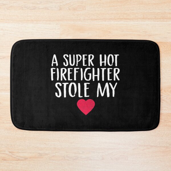 Item preview, A Super Hot Firefighter Stole My Heart Firefighter Wife Firefighter Girlfriend Fire Fighter Valentine's Day Couples Fiance designed and sold by Akmloza.