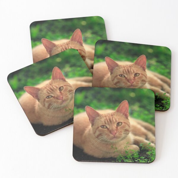 Item preview, Portrait of red wild cat designed and sold by olena2552.