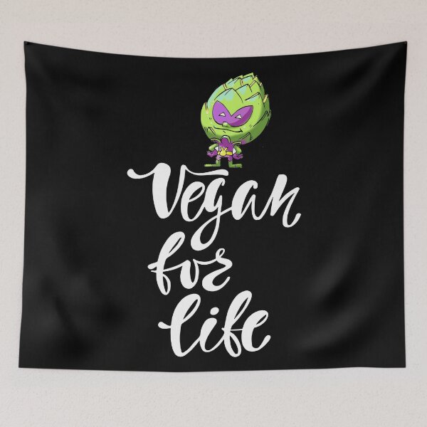 Item preview, Vegan for Life Artichoke Alien  Foodietoon Superhero Planet 9 Superhero designed and sold by ProjectX23.