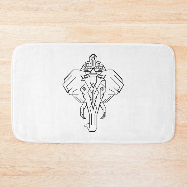 Item preview, geometric style elephant head designed and sold by Fabien  Fablab.