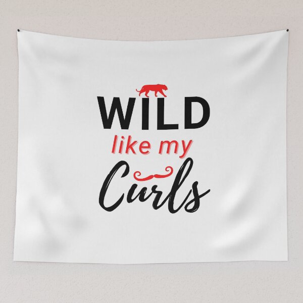 Item preview, wild like my curls (man) designed and sold by i-longmanshop.