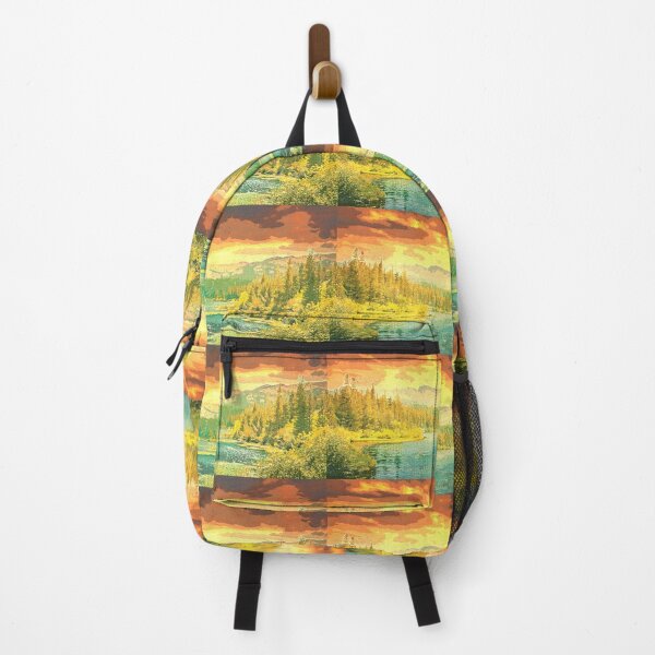 Item preview, Nature Sunset Water colour Painting Camping Hiking Gift designed and sold by TastefulTees.
