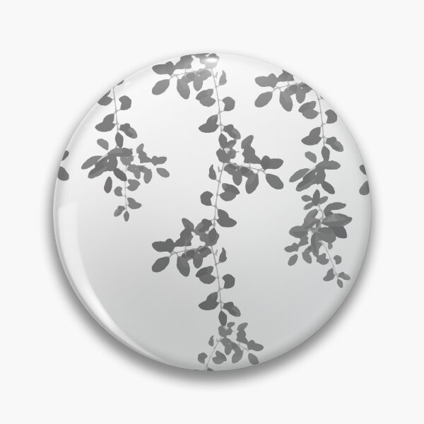 Item preview, Grey Leaves pattern. Grey. white. leaves. designed and sold by PrintedDreams.