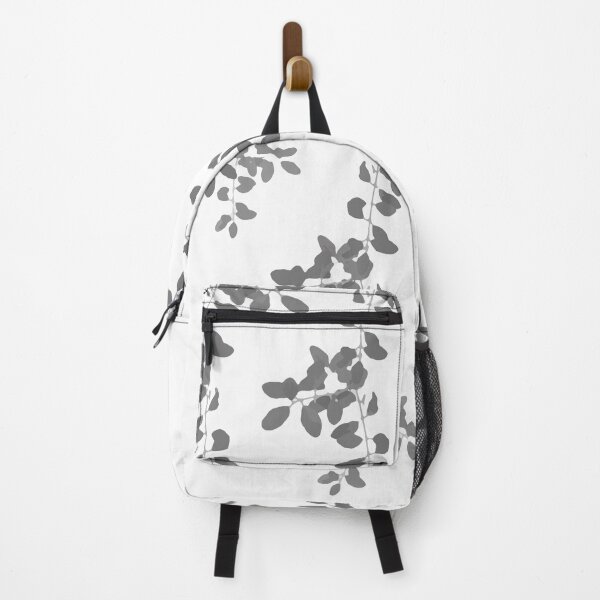 Item preview, Grey Leaves pattern. Grey. white. leaves. designed and sold by PrintedDreams.