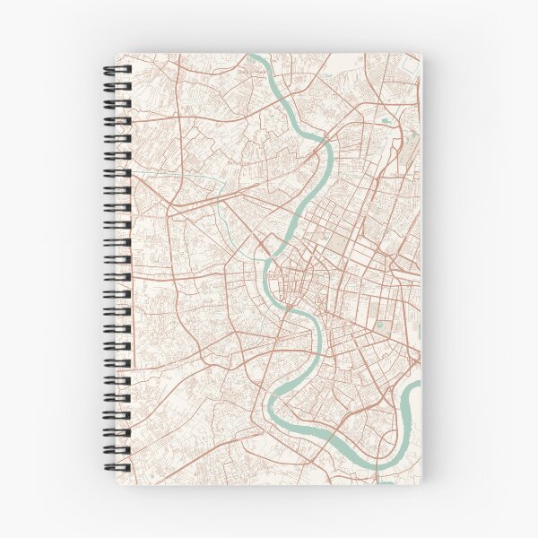 Item preview, Bangkok, Thailand Map (Theme 2) designed and sold by Mapnify.