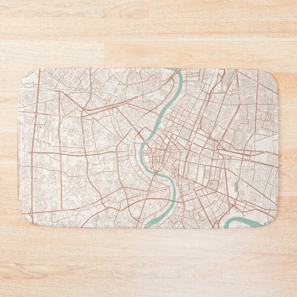 Item preview, Bangkok, Thailand Map (Theme 2) designed and sold by Mapnify.