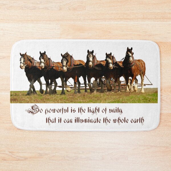 Item preview, Clydesdale Team in Harness designed and sold by BeeLynz.