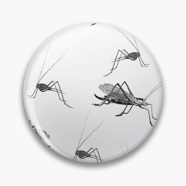 Item preview, Vintage Grasshoppers and Crickets designed and sold by AntiqueImages.