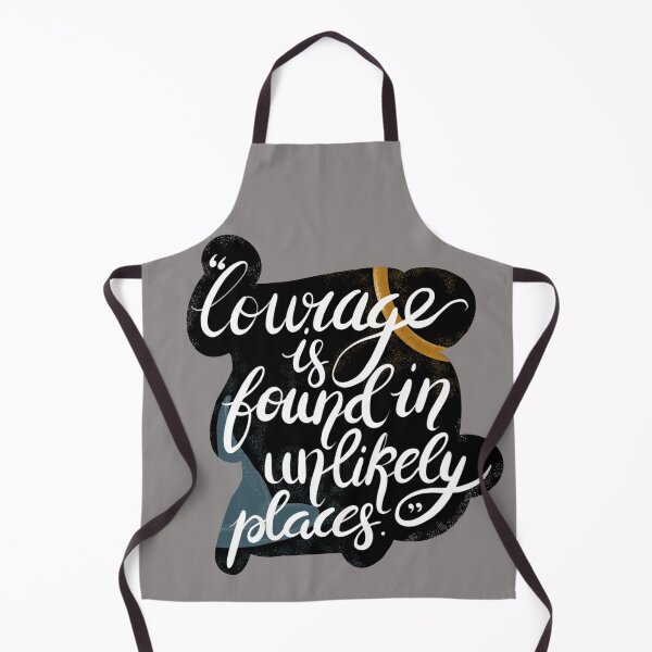 Item preview, Courage is found in unlikely places | Tolkien Quote | Bookish Quote | Movie Geek designed and sold by scintillare.