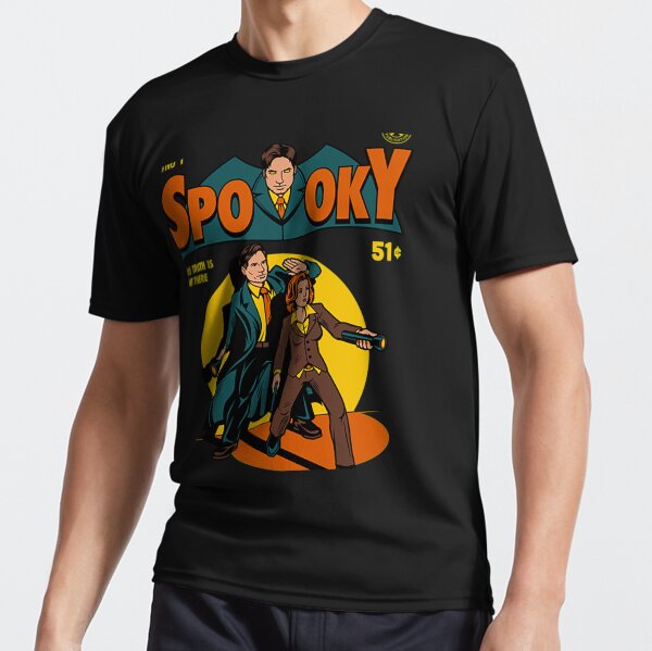 X Files T-ShirtSpooky Comic Active T-Shirt