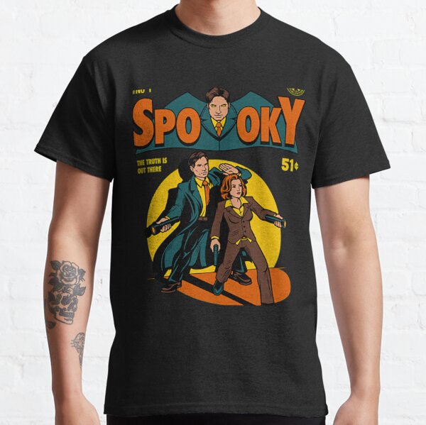 X Files T-ShirtSpooky Comic Classic T-Shirt