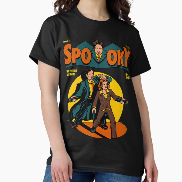 Item preview, X Files T-ShirtSpooky Comic designed and sold by MandilaJonh.