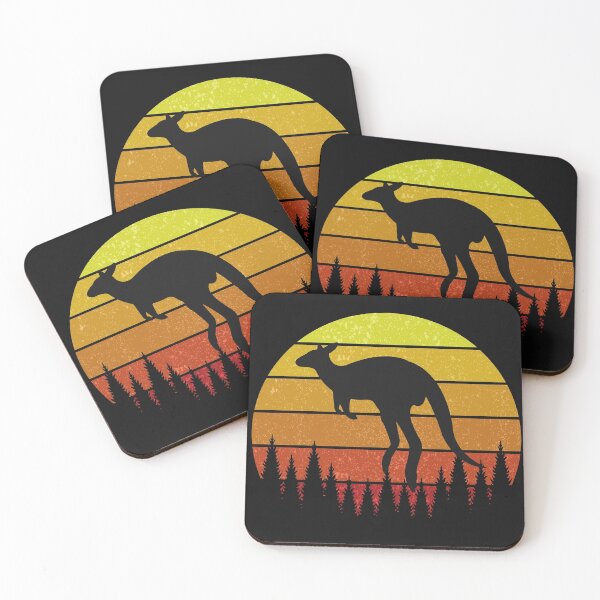 Item preview, Australia Kangaroo Retro vintage designed and sold by FLASHOP.