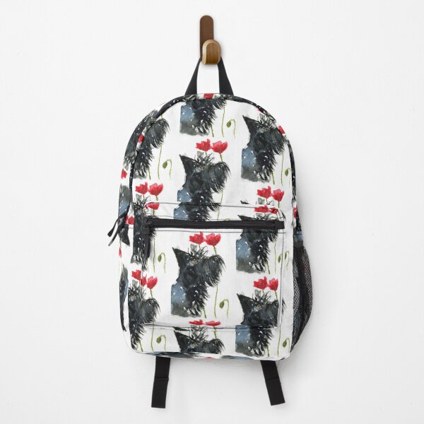 Item preview, Scottie Dog 'Poppies' designed and sold by archyscottie.