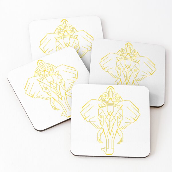 Item preview, geometric style elephant head designed and sold by Fabien  Fablab.