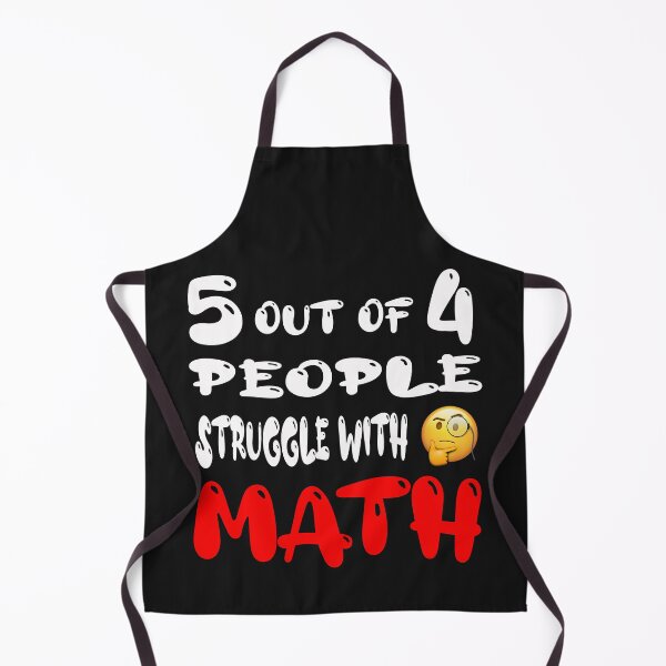 Item preview, 5 out of 4 people  struggle with math designed and sold by PeDaNi.