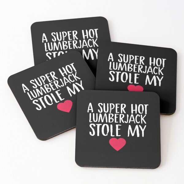Item preview, A Super Hot Lumberjack Stole My Heart Lumberjack Wife Lumberjack Husband Lumberjack Valentines Day Couples Fiance designed and sold by Akmloza.