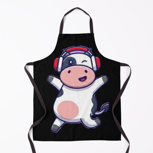 Item preview, Cow listening to music designed and sold by Rakos-Merch.
