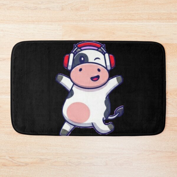 Item preview, Cow listening to music designed and sold by Rakos-Merch.