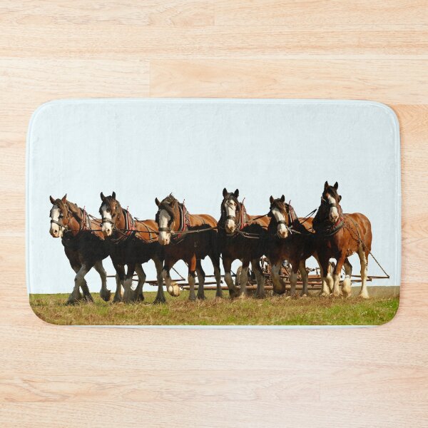 Item preview, Clydesdale Team in Harness designed and sold by BeeLynz.
