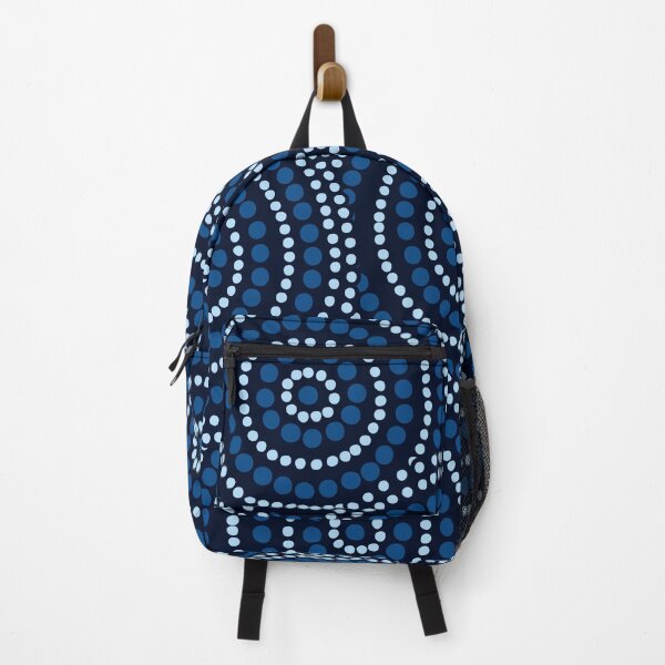 Item preview, Mandala Dotted - Aboriginal Art - Australian Navy and Blue Mandala - Mandalas Dotted designed and sold by WonderWear.