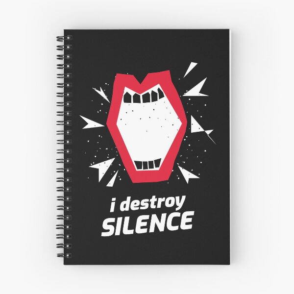 Item preview, I Destroy Silence designed and sold by DiscGolfTees.