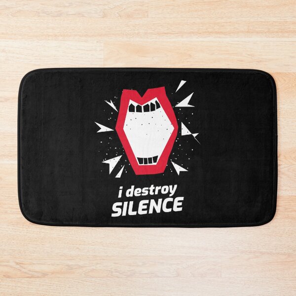 Item preview, I Destroy Silence designed and sold by DiscGolfTees.