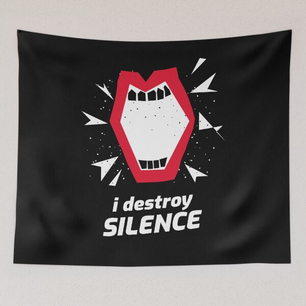 Item preview, I Destroy Silence designed and sold by DiscGolfTees.