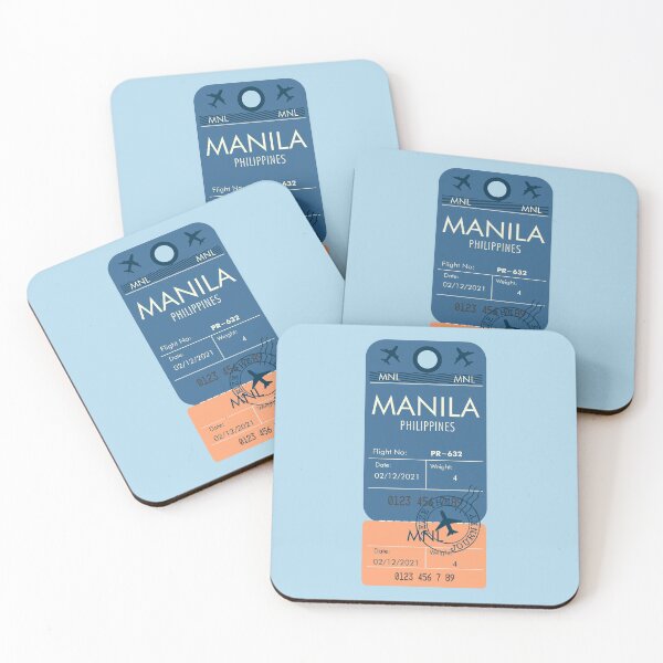 Item preview, MANILA PHILIPPINES BLUE RETRO PLANE TICKET PHONE CASE FILIPINO designed and sold by aydapadi.