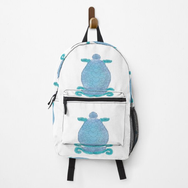 Item preview, Cute hand drawn Sea turtle blue watercolor designed and sold by Pasan-hpmm.